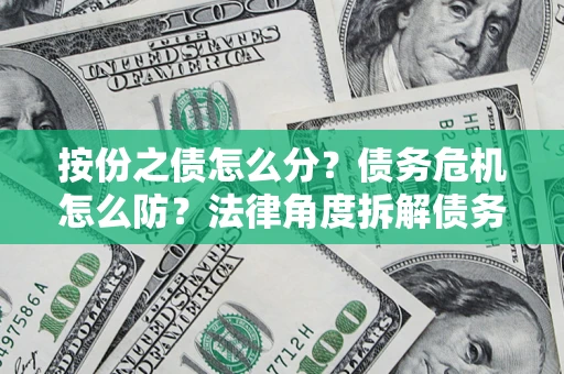 武汉按份之债怎么分？债务危机怎么防？法律角度拆解债务分配与风险自保指南