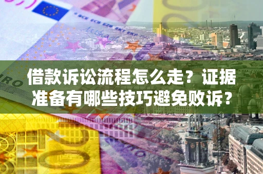 武汉借款诉讼流程怎么走？证据准备有哪些技巧避免败诉？