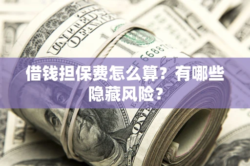 武汉借钱担保费怎么算？有哪些隐藏风险？