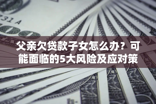 武汉父亲欠贷款子女怎么办?可能面临的5大风险及应对策略 武汉父亲欠贷款子女怎么办?可能面临的5大风险及应对策略