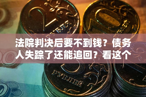 武汉法院判决后要不到钱？债务人失踪了还能追回？看这个方法！
