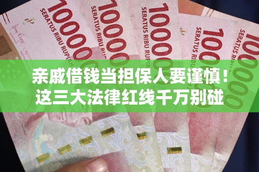 武汉亲戚借钱当担保人要谨慎！这三大法律红线千万别碰