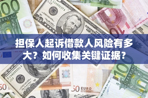 武汉担保人起诉借款人风险有多大？如何收集关键证据？