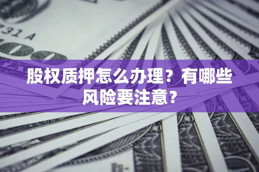 武汉股权质押怎么办理？有哪些风险要注意？
