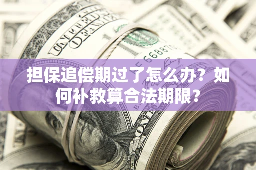 武汉担保追偿期过了怎么办？如何补救算合法期限？