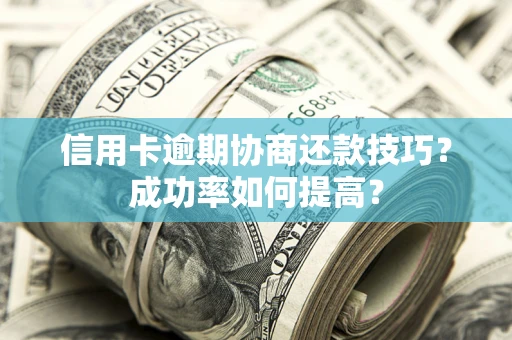 武汉信用卡逾期协商还款技巧？成功率如何提高？