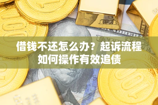 武汉借钱不还怎么办？起诉流程如何操作有效追债