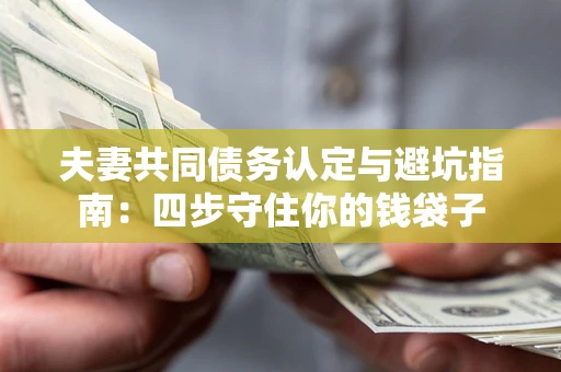 武汉夫妻共同债务认定与避坑指南：四步守住你的钱袋子