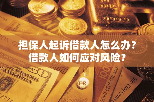 武汉担保人起诉借款人怎么办？借款人如何应对风险？