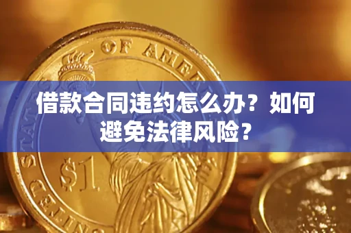 武汉借款合同违约怎么办？如何避免法律风险？