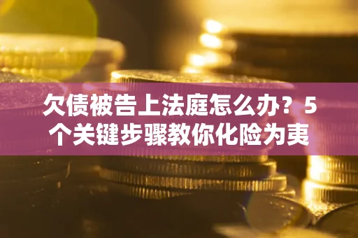 武汉欠债被告上法庭怎么办？5个关键步骤教你化险为夷