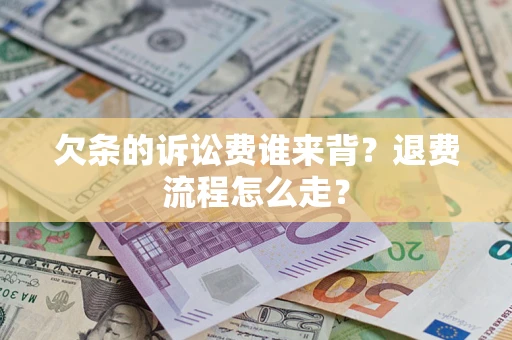 武汉欠条的诉讼费谁来背？退费流程怎么走？